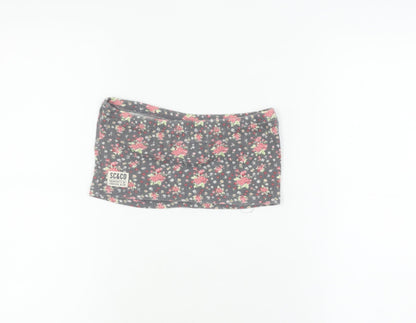 Womens UK Size 8 Soulcal & Co Multicoloured Cropped T-Shirt