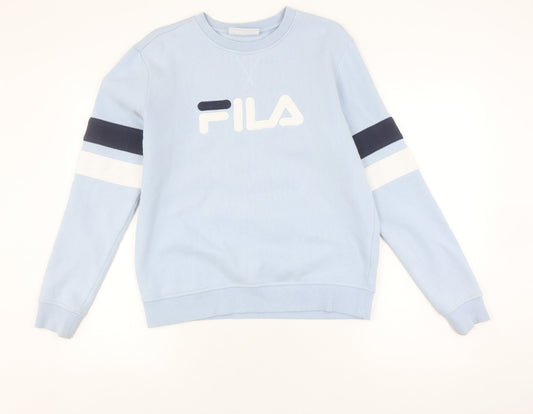 Fila Blue Unisex Adults Pullover Sweatshirt M