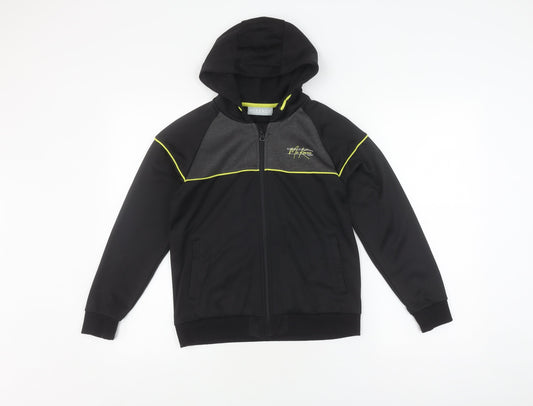 McKenzie Boys Black Full Zip Hoodie 10-11 Years
