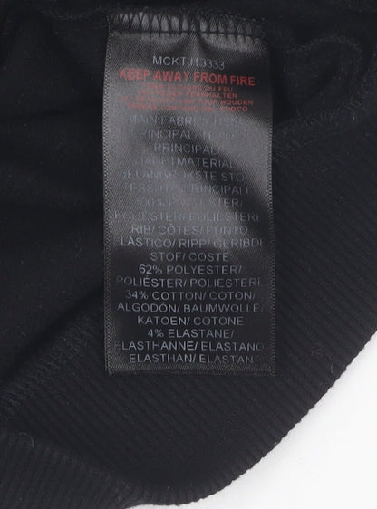 McKenzie Boys Black Full Zip Hoodie 10-11 Years