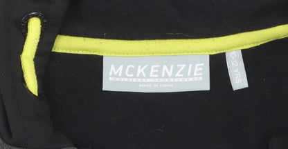 McKenzie Boys Black Full Zip Hoodie 10-11 Years