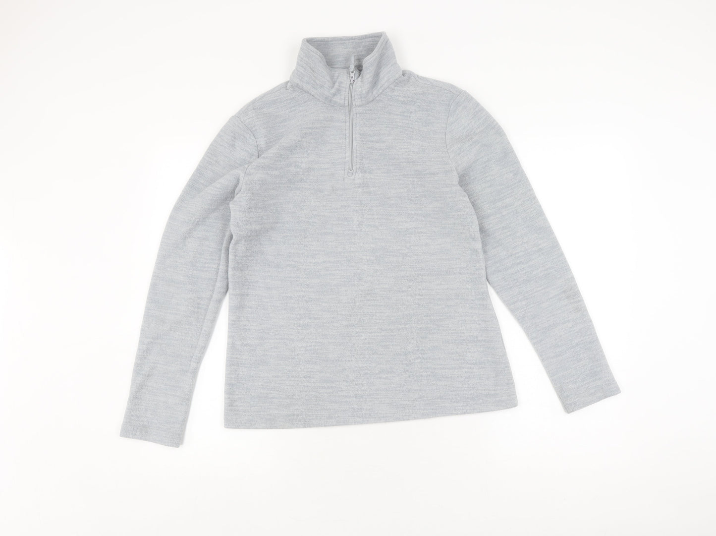 Womens UK Size 10 Mountain Warehouse Grey Full Zip Sweatshirt