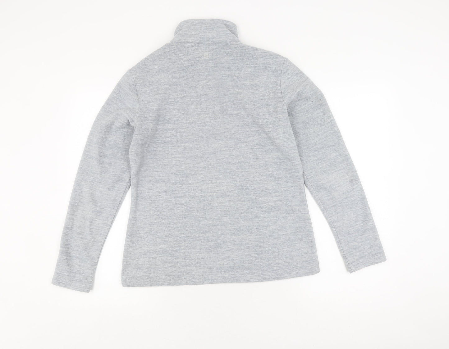Womens UK Size 10 Mountain Warehouse Grey Full Zip Sweatshirt