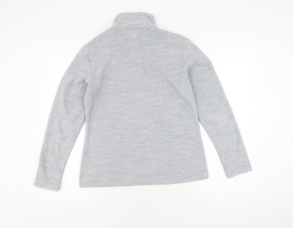 Womens UK Size 10 Mountain Warehouse Grey Full Zip Sweatshirt
