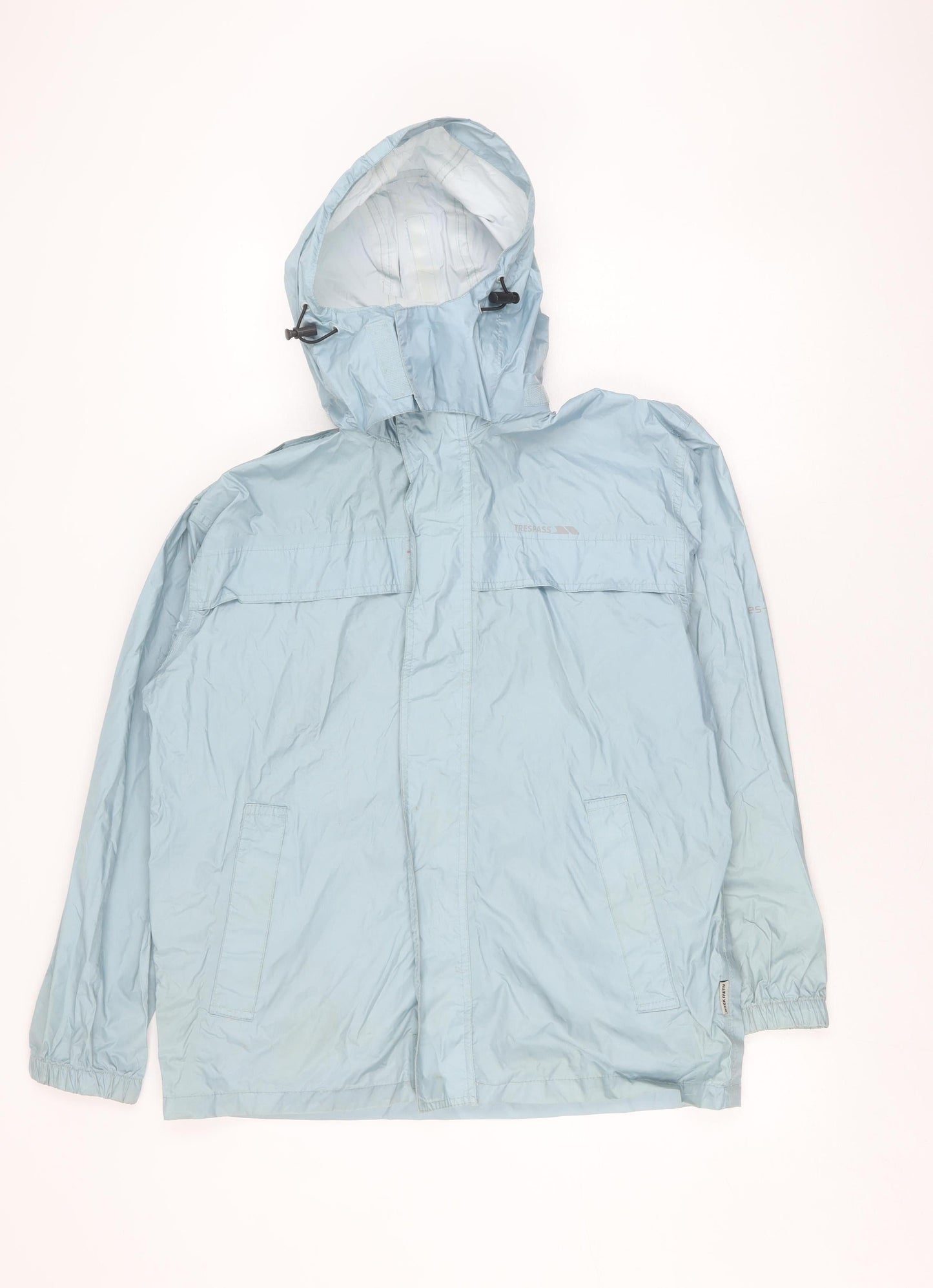 Womens UK Size XS Trespass Blue Rain Coat
