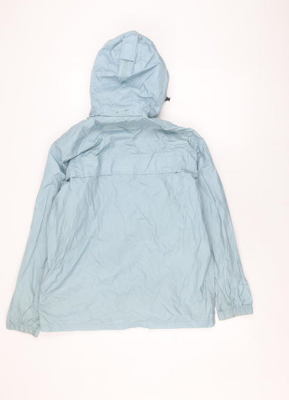 Womens UK Size XS Trespass Blue Rain Coat