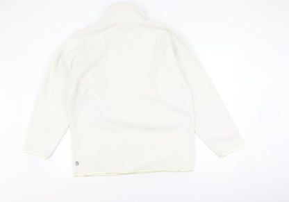 Pierre Cardin White Pullover Sweatshirt M