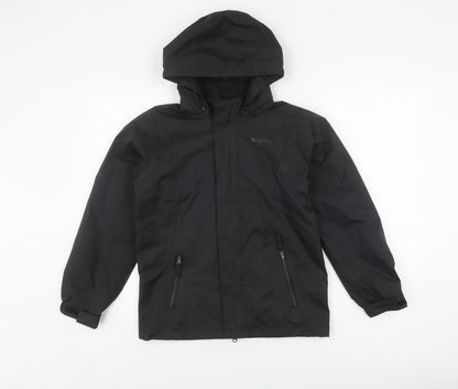 Mountain Warehouse Boys Black Parka Jacket 11-12Y Waterproof