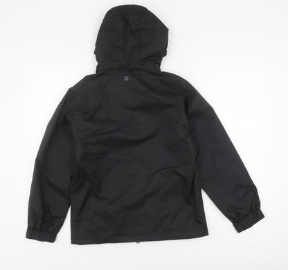 Mountain Warehouse Boys Black Parka Jacket 11-12Y Waterproof