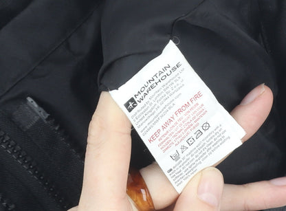 Mountain Warehouse Boys Black Parka Jacket 11-12Y Waterproof