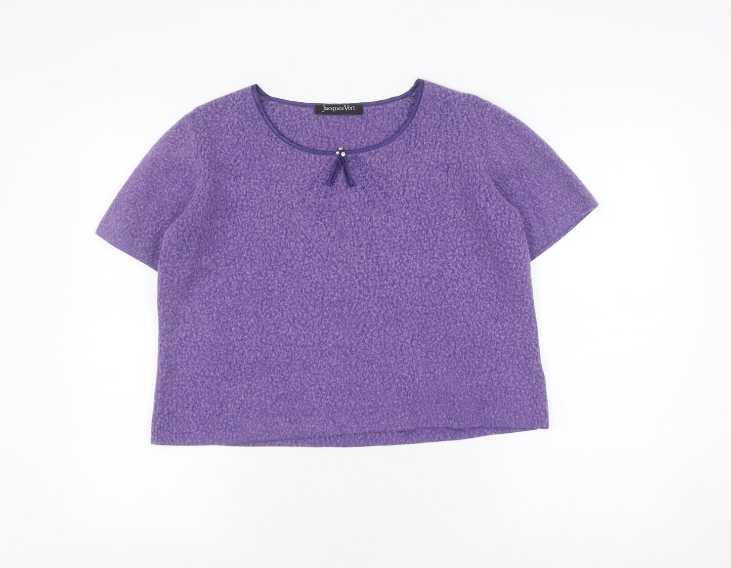 Womens UK Size L Jacques Vert Purple  Blouse