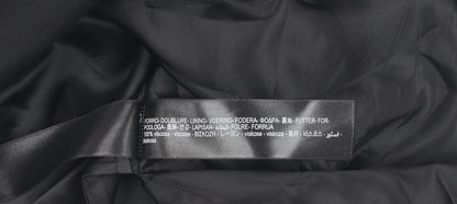 Massimo Dutti Women's Black Sheath Dress Size 14