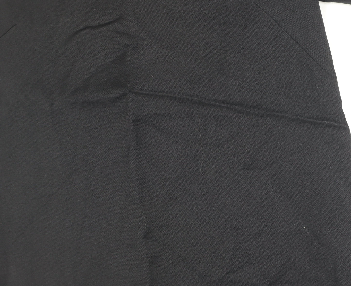 Massimo Dutti Women's Black Sheath Dress Size 14