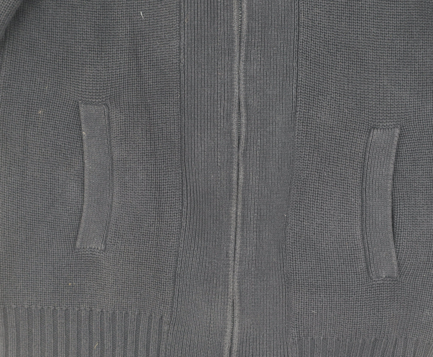 Firetrap Men's Black High Neck Full Zip Jumper S