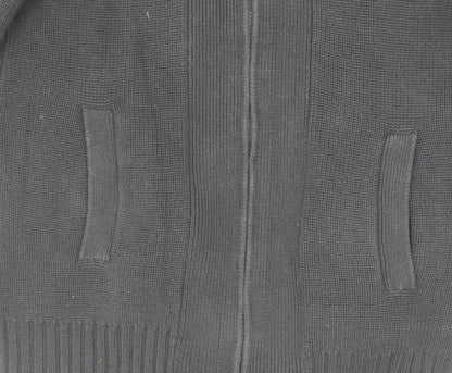 Firetrap Men's Black High Neck Full Zip Jumper S