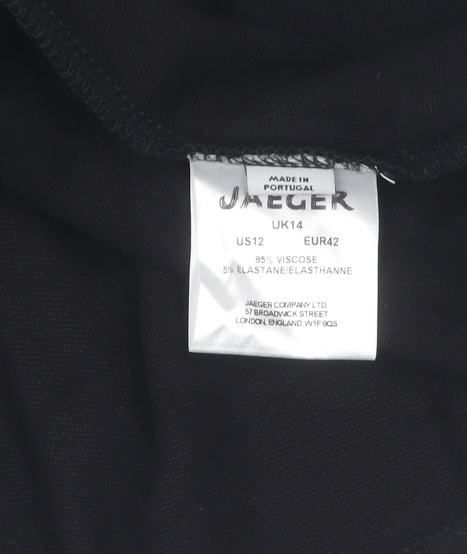 Jaeger Women's Black Skirt Size 14 Casual Wear