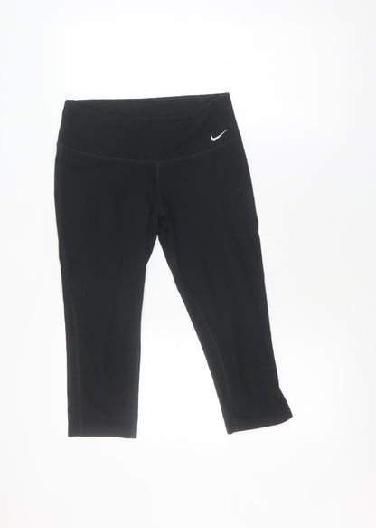 Nike Black Women's Compression Leggings - Size S, Slim Fit