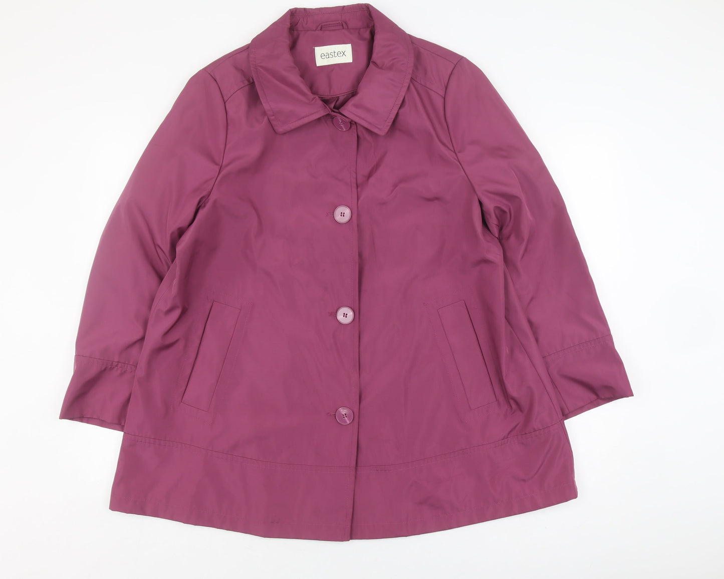 Eastex Women's Purple Mid-Length Coat Size 14
