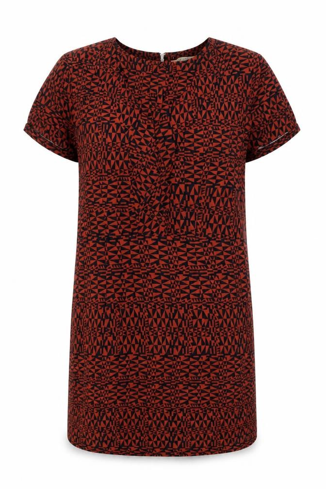 White Stuff Women's Geometric Shift Dress UK 12