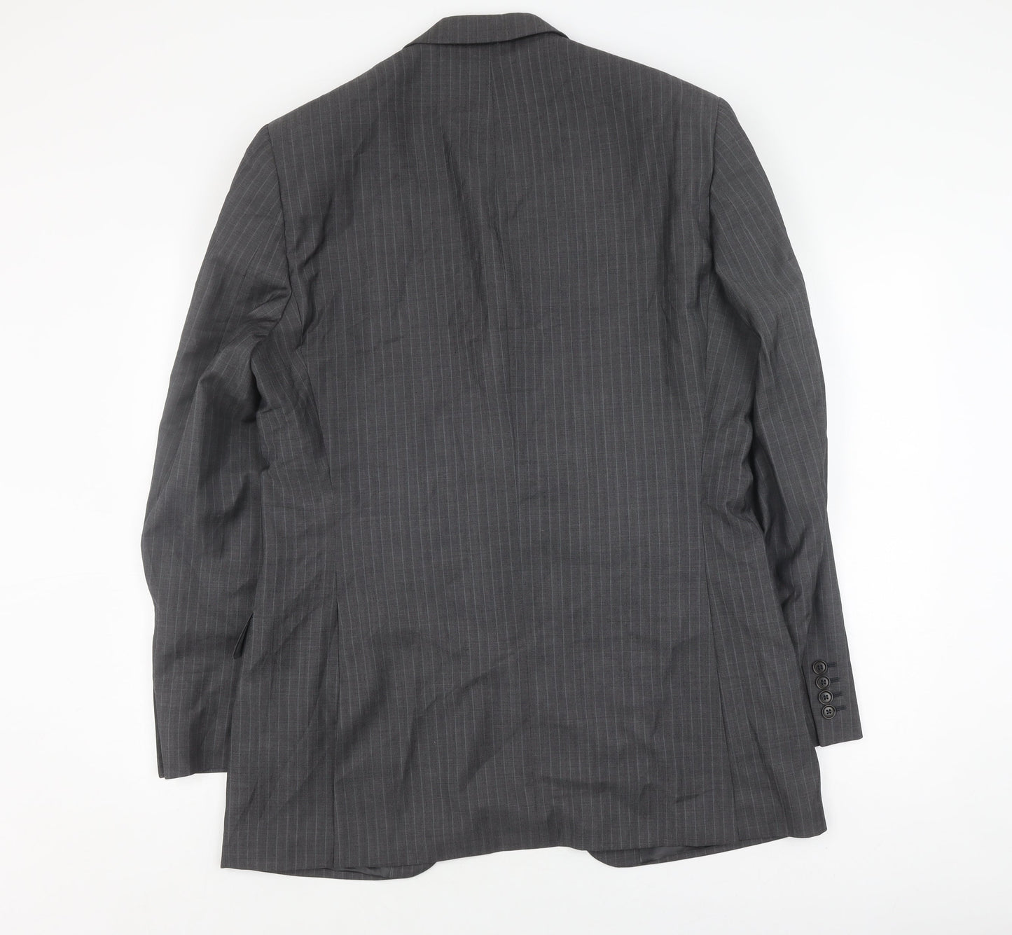 Austin Reed Men's Grey Wool Blazer 42L Classic Formal