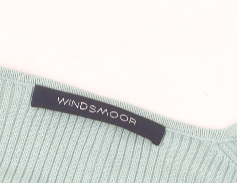 Womens UK Size M Windsmoor Green Basic Tank