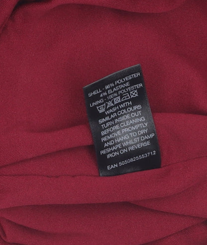 Alexon Women's Red Wrap Sleeveless Top, Size M