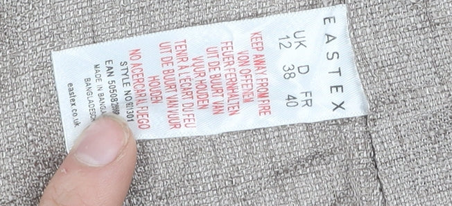 Eastex Women's Beige Suit Jacket Blazer Size 12