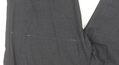 Moss Esq Men's Black Dress Pants 38 Regular Fit