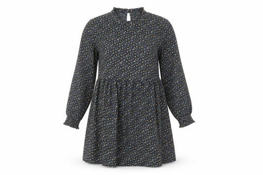 Front view of Jacqueline de Yong Women's Floral A-Line Dress, size 10