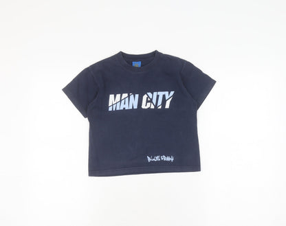 MCFC Boys Blue Graphic T-Shirt 5-6 Years