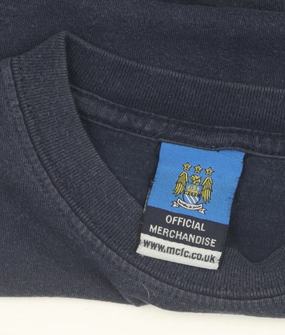 MCFC Boys Blue Graphic T-Shirt 5-6 Years
