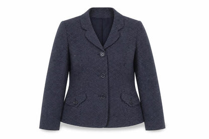 Womens UK Size 12 Eastex Regular Blue Suit Jacket