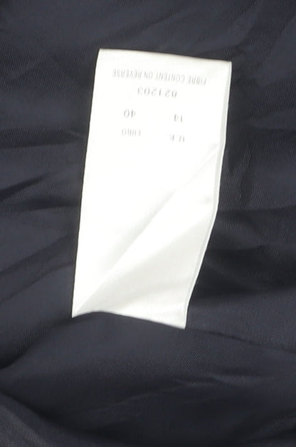 Eastex Women's Blue Polka Dot Suit Jacket Size 12