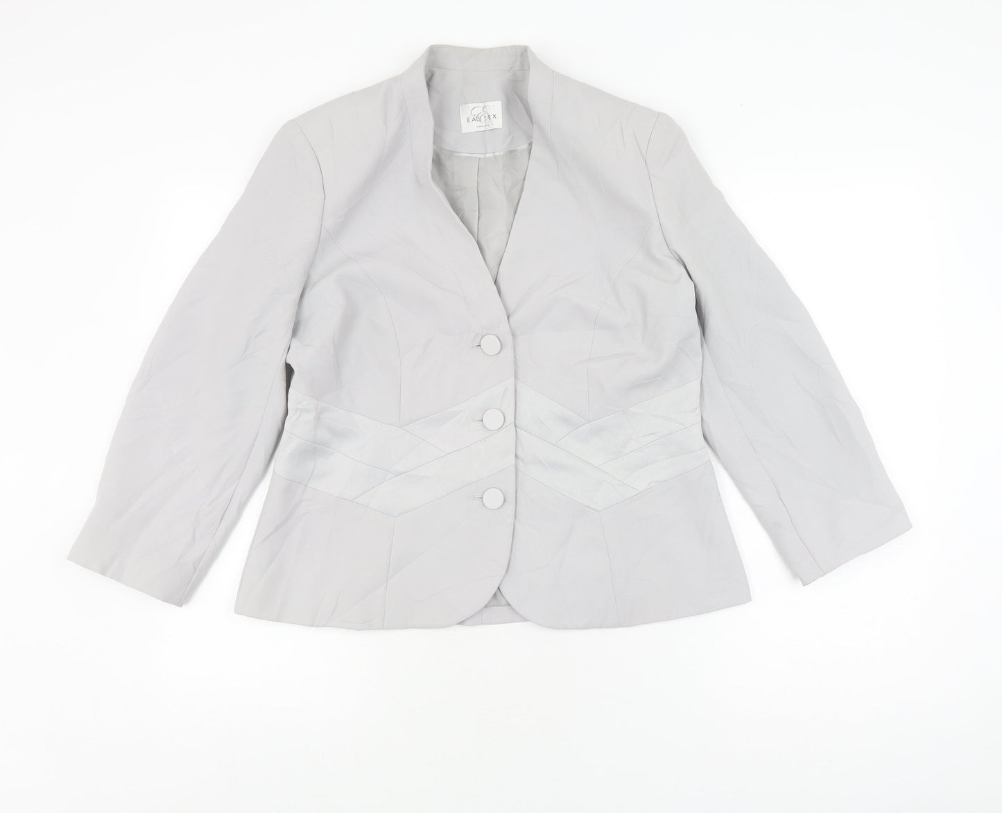 Eastex Women's Grey Suit Jacket Size 12 Regular