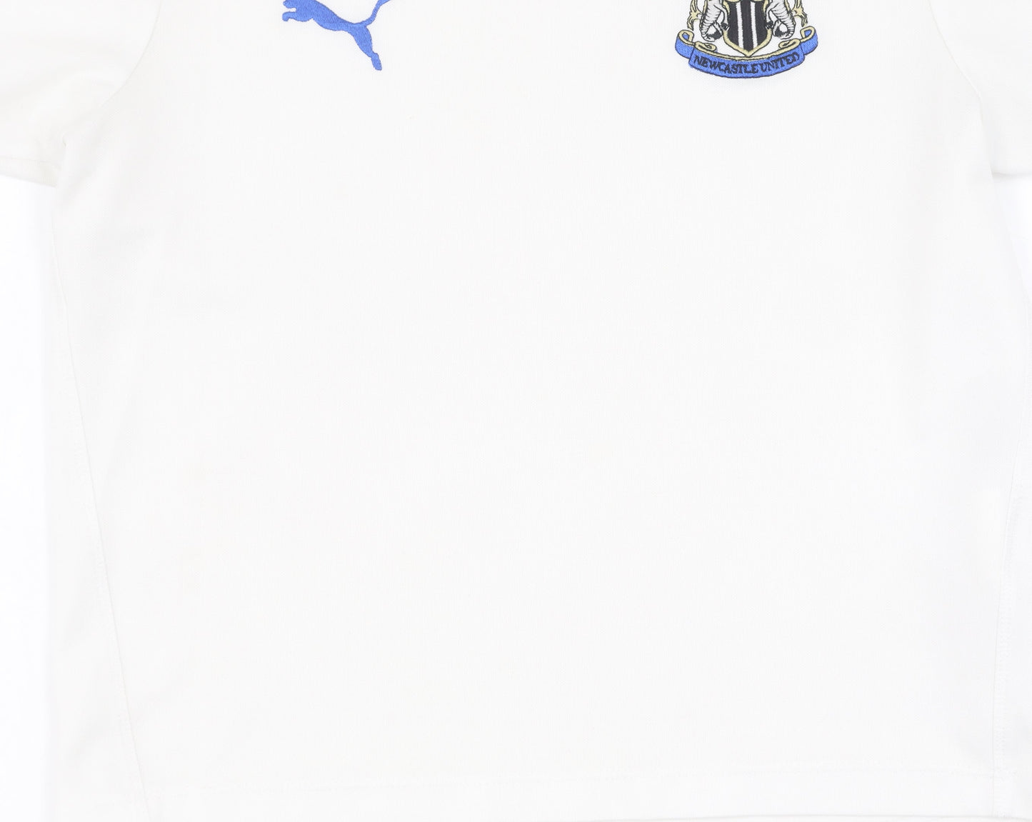 Puma Boys White Medium Football Jersey T-Shirt