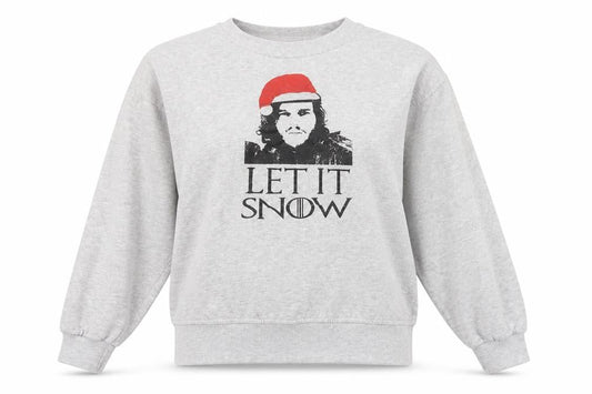 Front view of Active Sweats unisex grey medium game of thrones sweatshirt