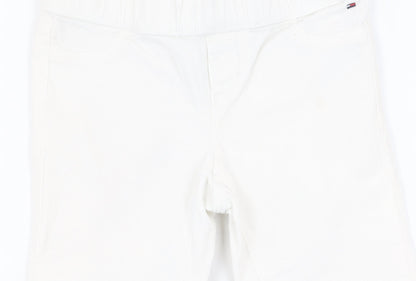 Tommy Hilfiger Girls White Jegging Trousers, Size 5, Slim Fit