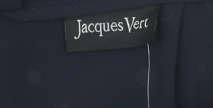 Jacques Vert Women's Blue Polka Dot Knee Length Skirt