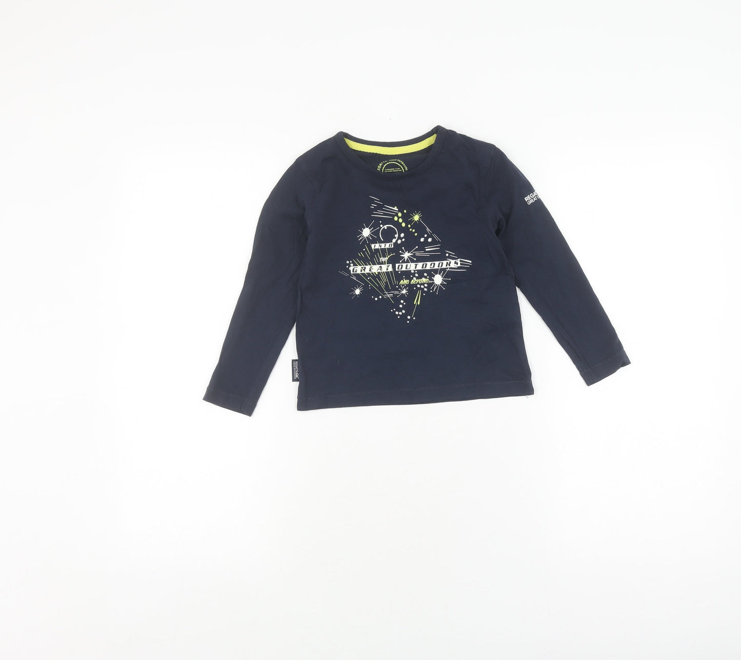 Regatta Unisex Kids Blue Graphic T-Shirt 3-4 Years