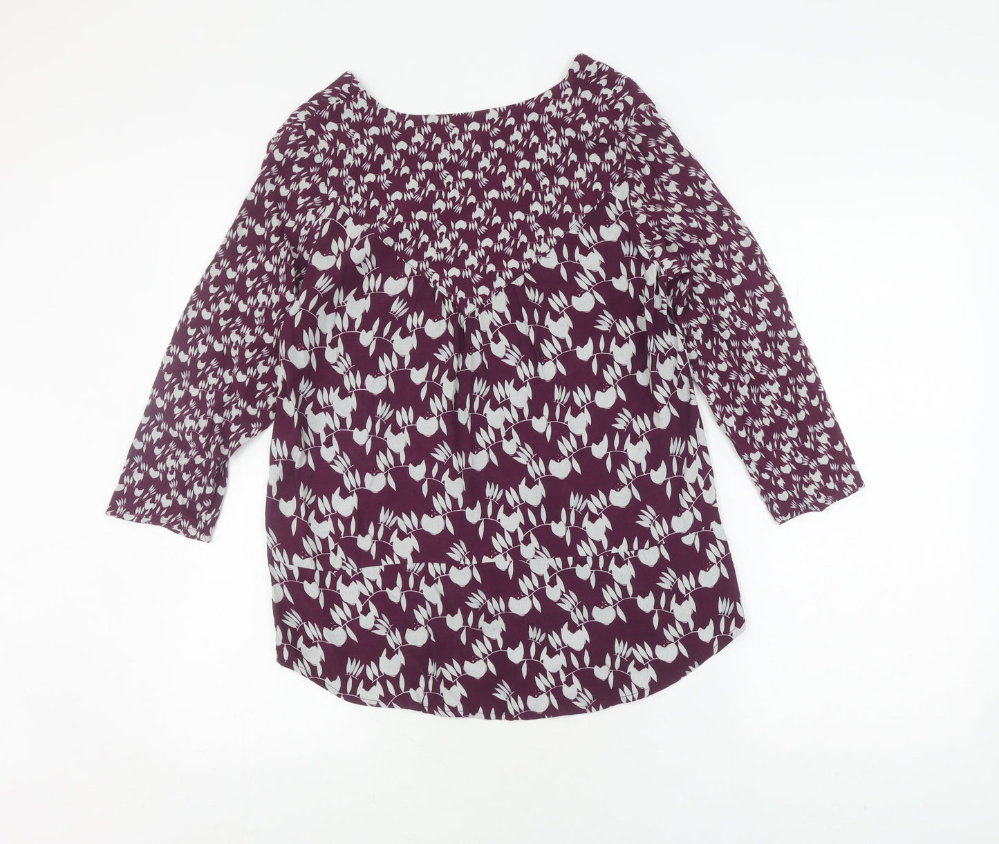 Womens UK Size 8 White Stuff Purple Tunic Blouse