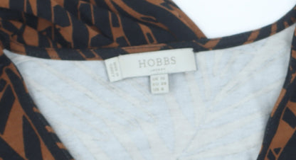 Hobbs Women's Brown Black Sheath Dress Size 10