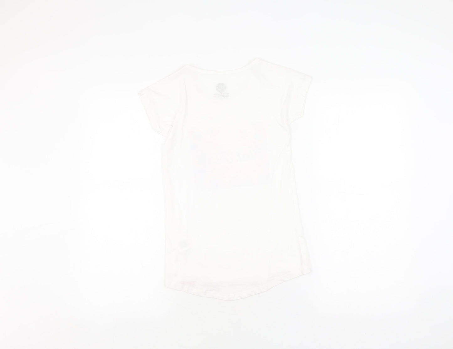 Hot Tuna Girls White Graphic Print T-Shirt 9-10 Years