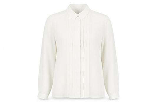 Viyella Women's White Button-Up Blouse Size 12