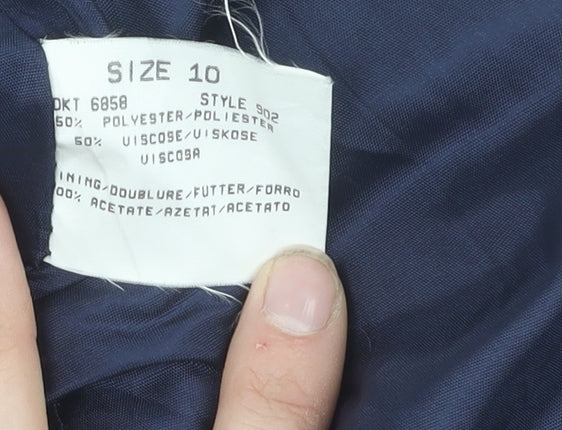 Womens UK Size 10 Windsmoor Blue Basic Jacket