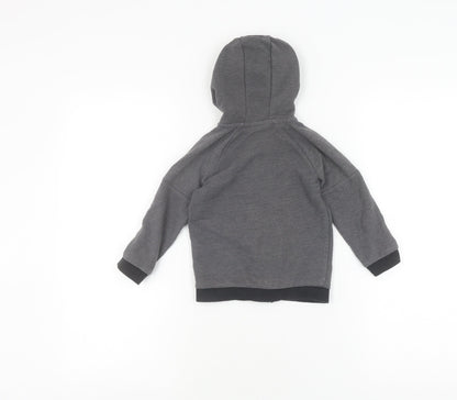 Batman Boys Grey Full Zip Hoodie 2-3 Years