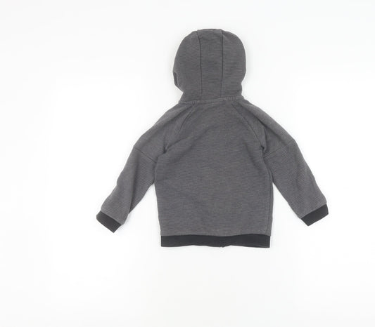 Batman Boys Grey Full Zip Hoodie 2-3 Years