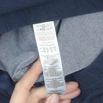 Boohoo Women's Blue Skinny Maternity Jeans Size 16