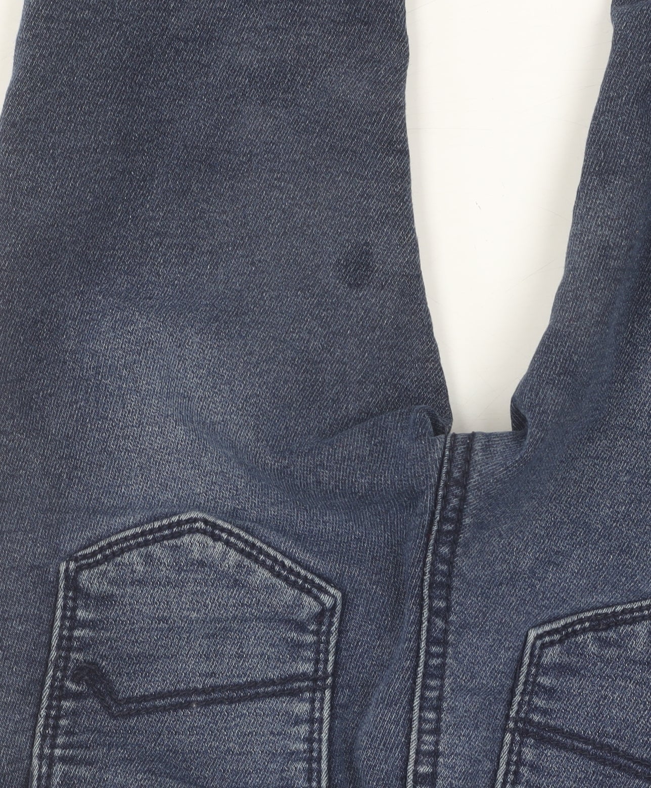 Next Unisex Blue Jogger Jeans 24 Months Cotton Blend