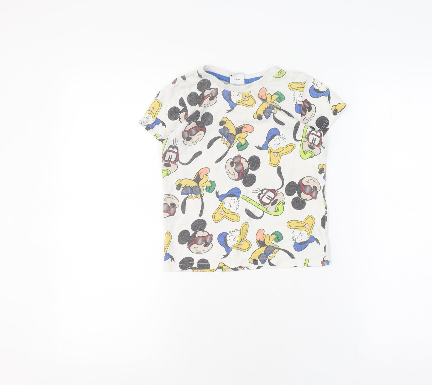 Disney Boys Multicoloured Cartoon T-Shirt, Size 5 Years