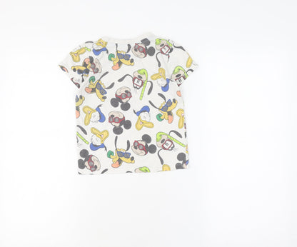 Disney Boys Multicoloured Cartoon T-Shirt, Size 5 Years